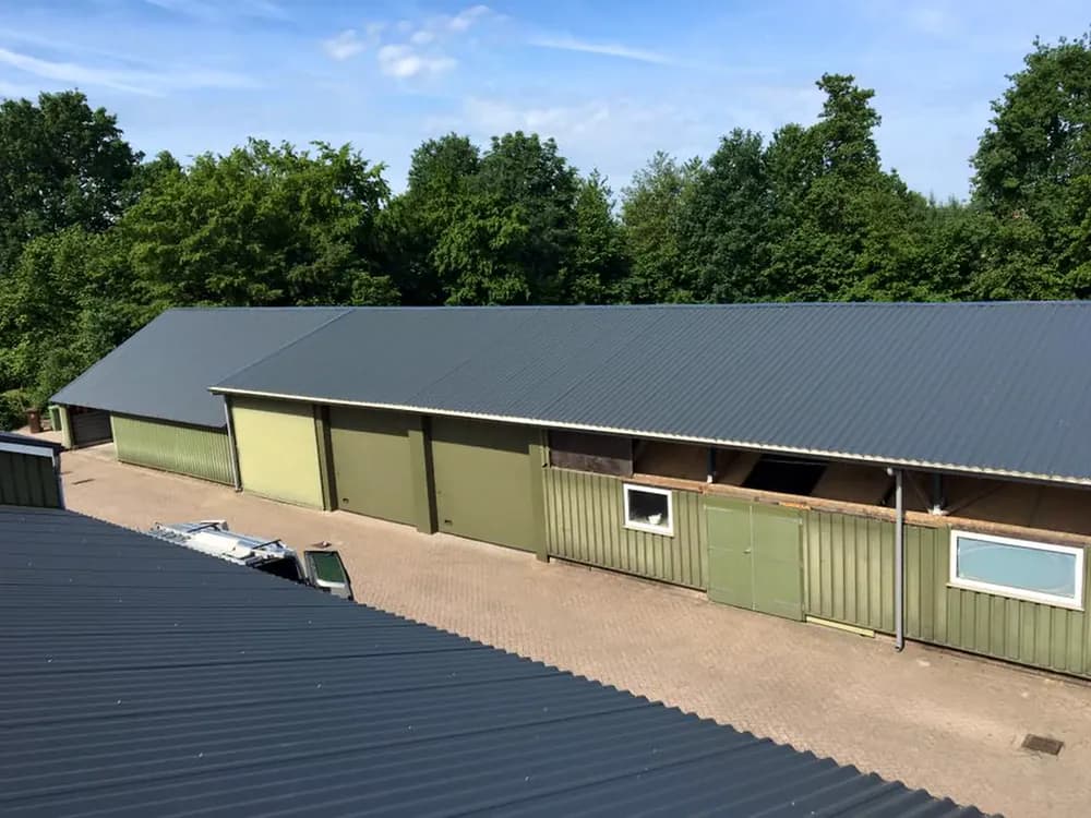 Pand met een nieuw dak